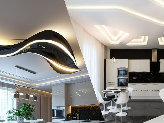 Что лучше: натяжной потолок или гипсокартон? 