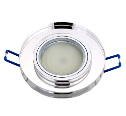 Светодиодный точечный светильник LBT D0301L-1 + LED серебро